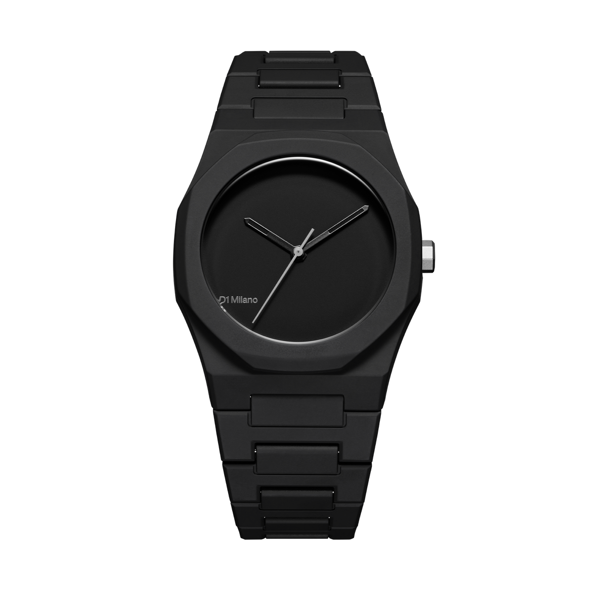 Shop D1 Milano Watch Polycarbon 37 Mm In Black