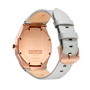 Ultra Thin Leather 38 mm - Rose gold/Turtledove